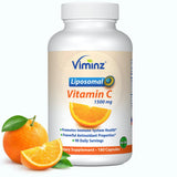 Viminz Liposomal Vitamin C 1500mg front view of packaging