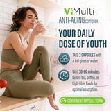ViMulti L-Glutamine bottle with label details