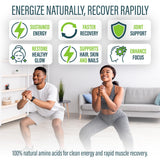ViMulti L-Glutamine capsules in hand