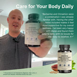 VINATURA 13-IN-1 Cinnamon Supplement showing serving size and dosage