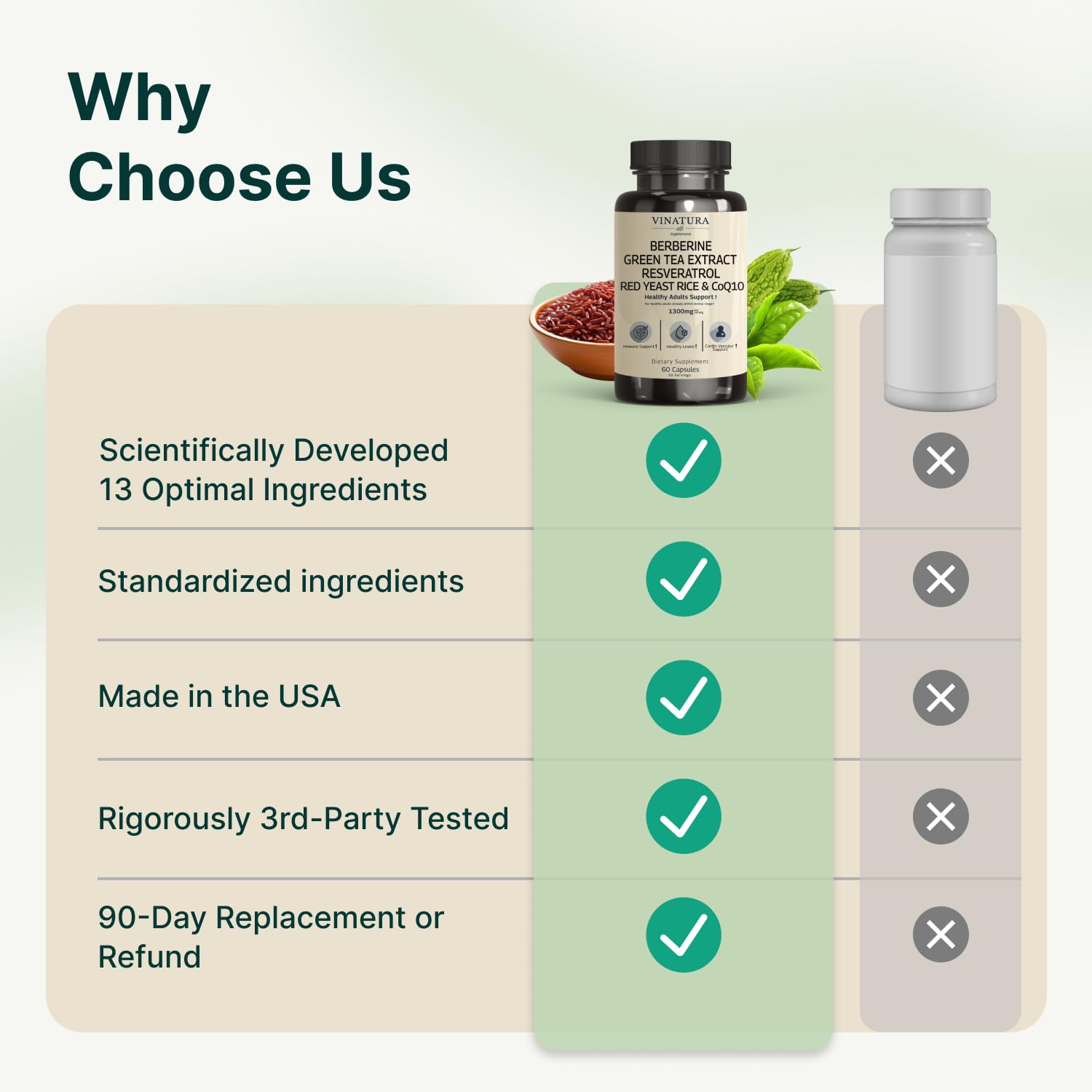 VINATURA 13-IN-1 Cinnamon Supplement with a measuring spoon