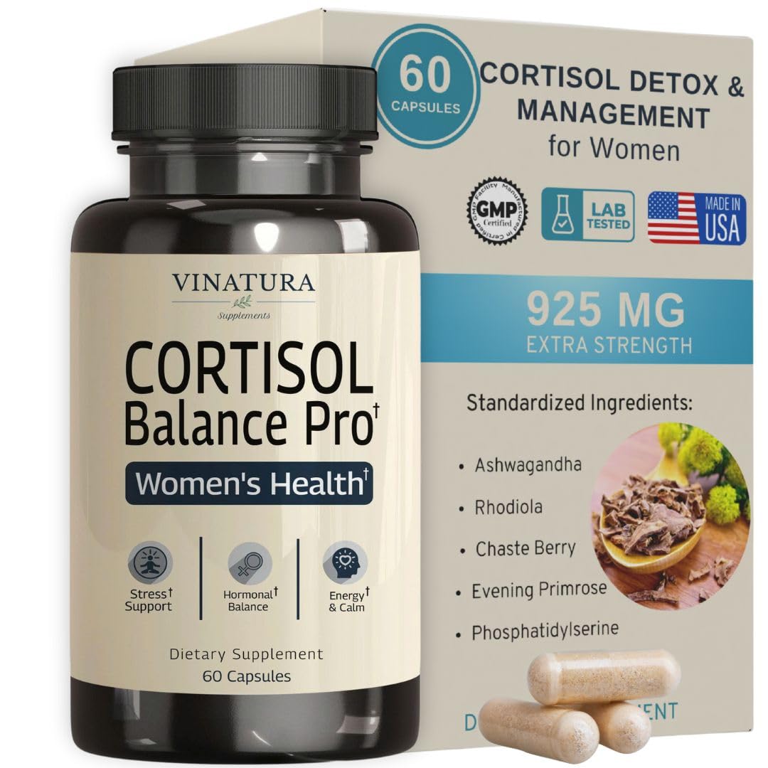 VINATURA Adrenal Support Capsules front view