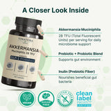 VINATURA Akkermansia Probiotic Supplement bottle back view