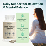 VINATURA Blue Vervain Advanced supplement side view with dosage details