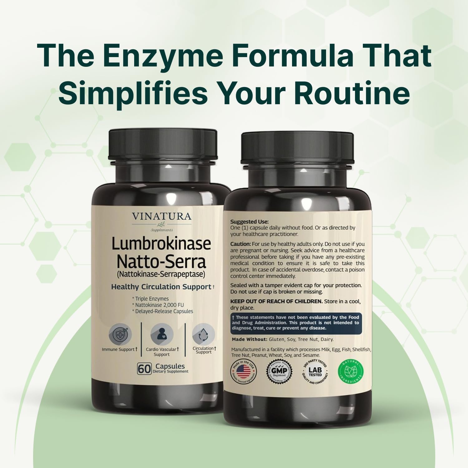 VINATURA Circulation Support Supplement in a wellness setting