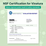 VINATURA Creatine HMB Powder nutritional information on back