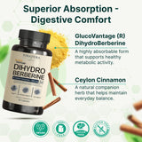 VINATURA Dihydroberberine with Ceylon Cinnamon 250mg capsules side view