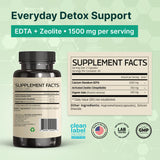 VINATURA EDTA & Zeolite Capsules bottle side view