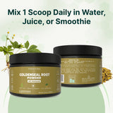 VINATURA Goldenseal Root Powder with fresh herbs