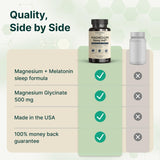 VINATURA Magnesium Complex with a glass of water