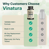 VINATURA NAD+ Supplement 1000mg 60 Capsules ingredients list