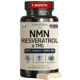 VINATURA NMN Resveratrol Supplement 1000mg front view