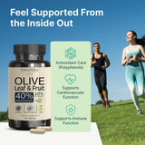 VINATURA Olive Leaf Extract Capsules 610mg bottle with label