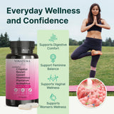 VINATURA Probiotic Capsules for Women back view