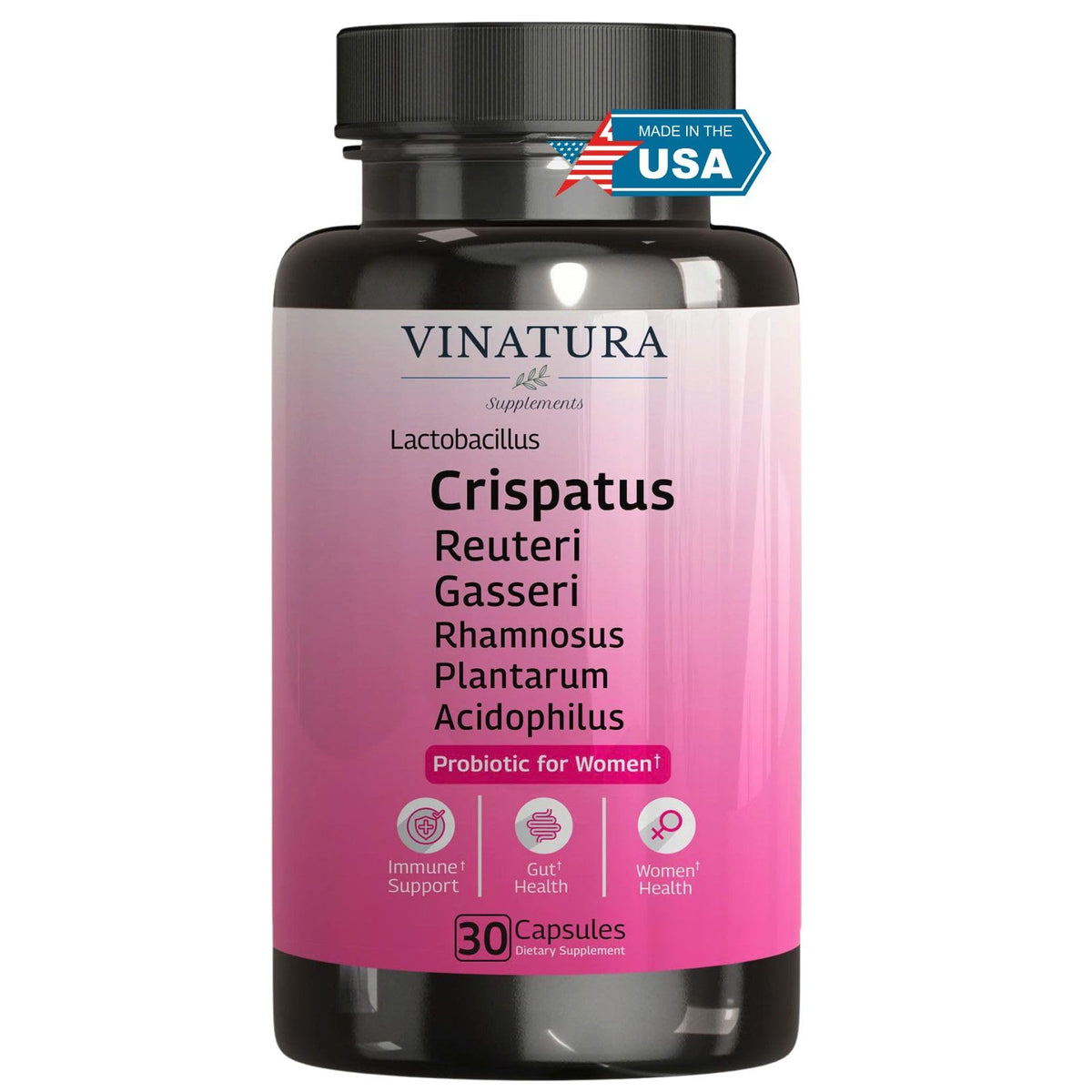 VINATURA Probiotic Capsules for Women front view