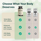 VINATURA Yerba Mate B-Complex capsules on a wooden table