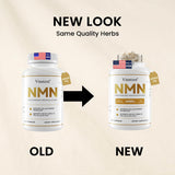 Vinatzen NMN 500mg supplement side view showing capsule details