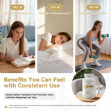 Vinatzen NMN supplement displayed with a measuring spoon