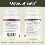 Vinco OsteoSheath blended vitamin and mineral supplement capsule bottle side view
