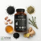 Vine Nutrition Black Seed Oil 1000MG softgels with Vitamin E