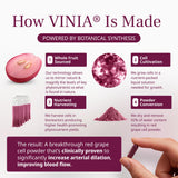 VINIA Resveratrol Supplement packaging details