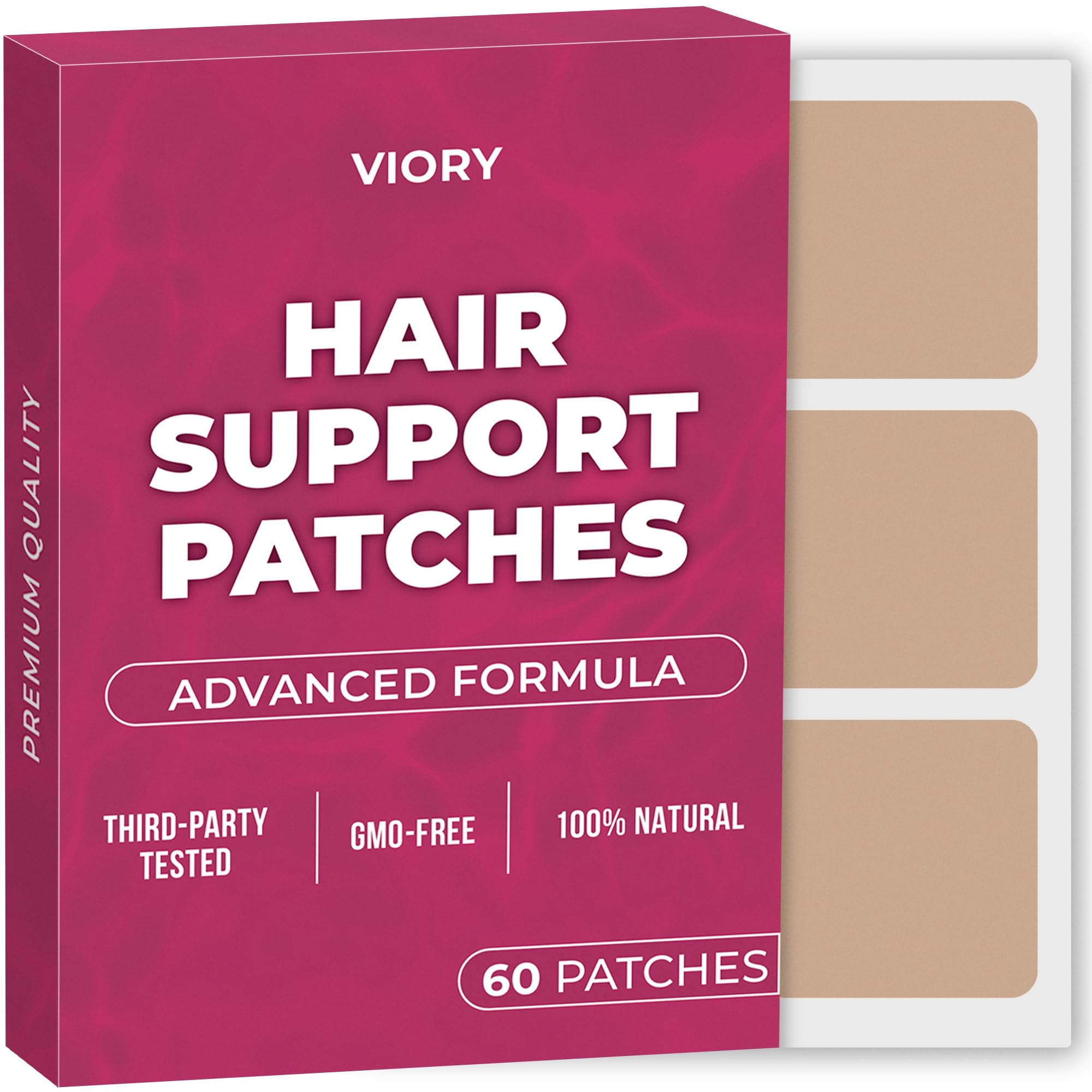 VIORY L-Glutamine Patches front view with packaging