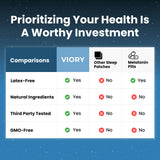 VIORY Sleep Patches lifestyle scene with daily wellness setting
