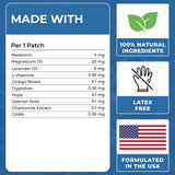 VIORY Sleep Patches showing individual patch design