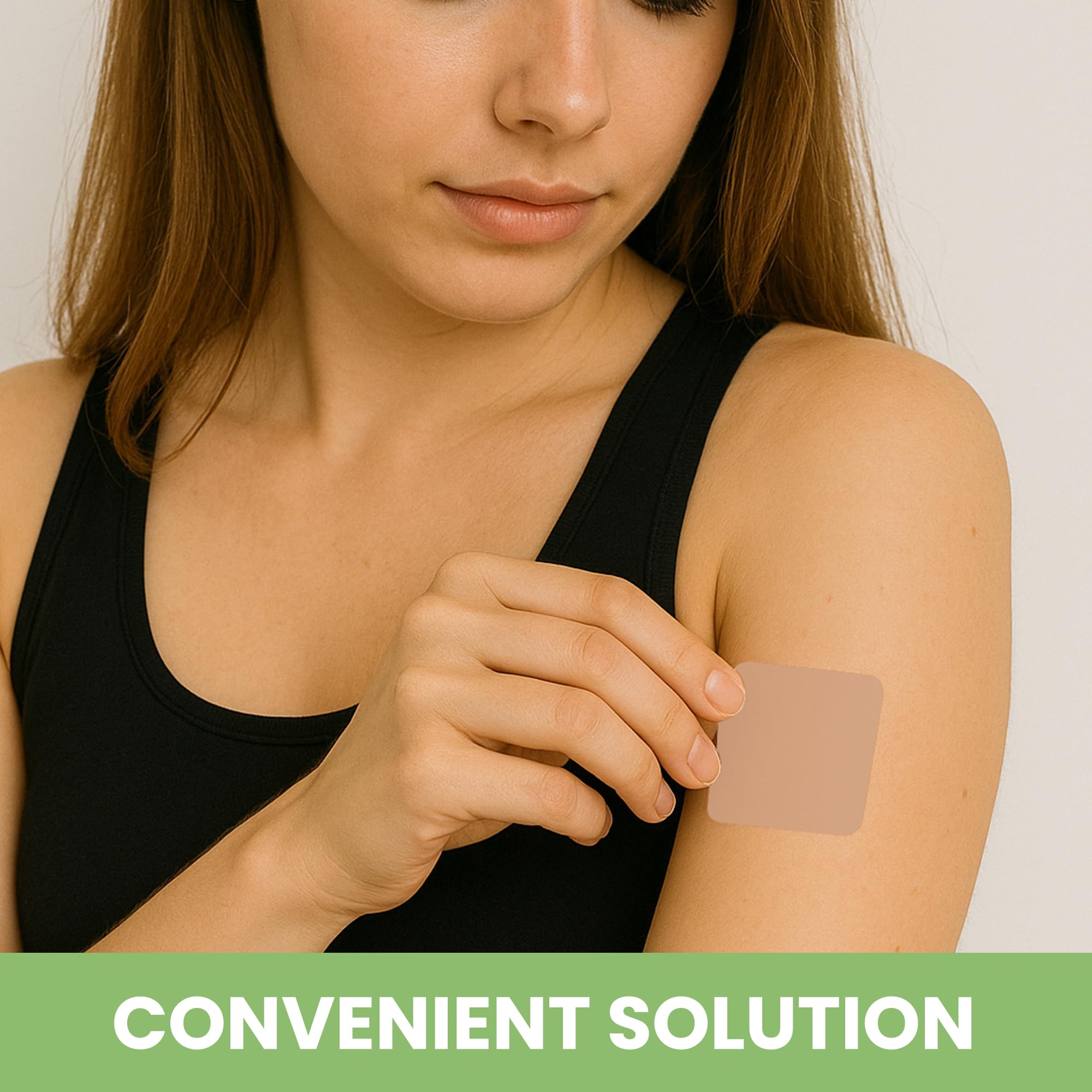 VIORY Zinc Patches close-up of adhesive quality