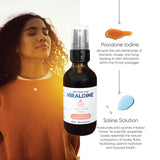 VIRALDINE Povidone Iodine Throat Spray packaging