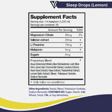 Visible Science Sleep Drops Lemon Flavour lifestyle scene with daily wellness setting