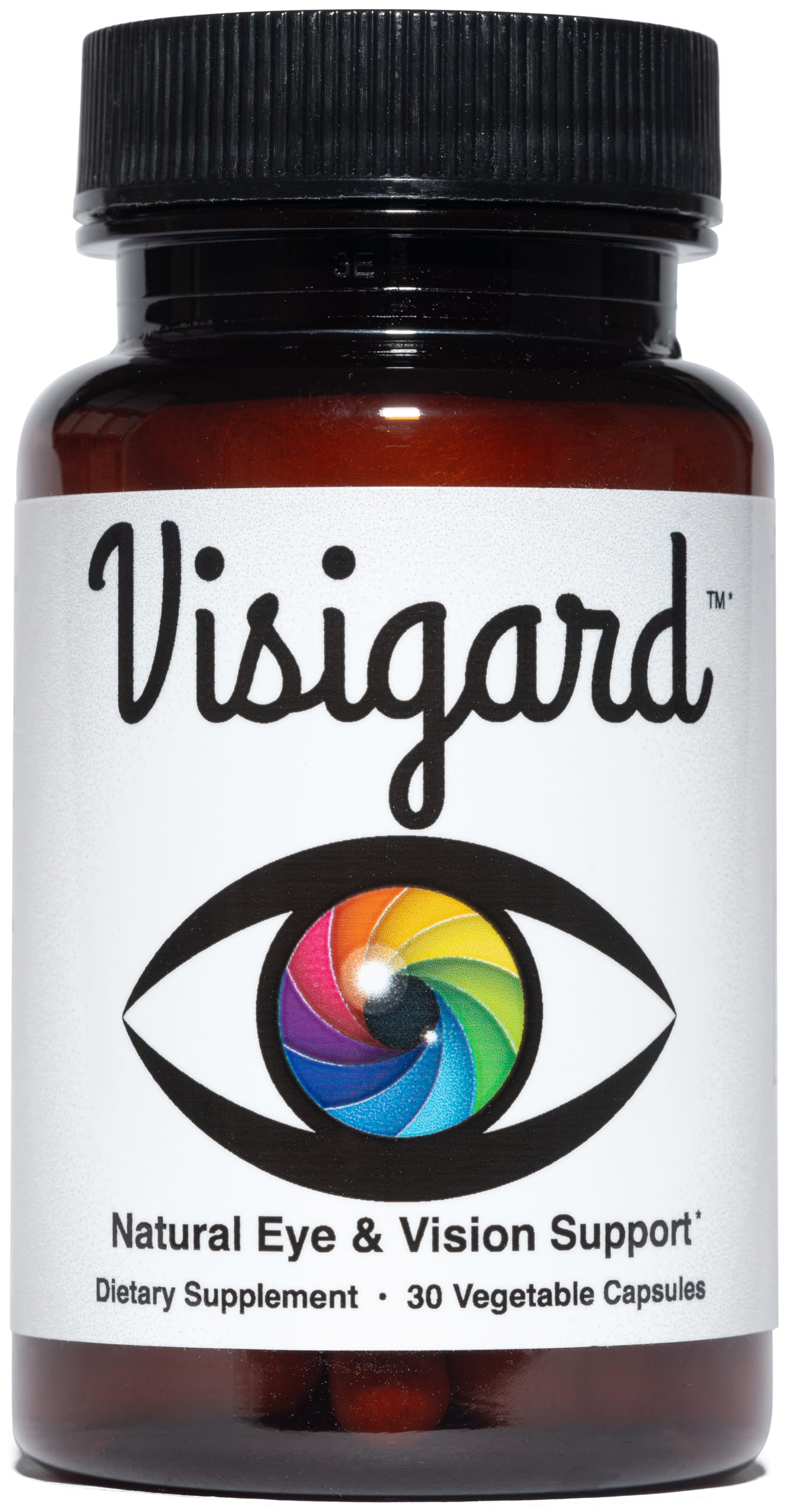 Visigard Lutein Supplement 30 Vegetable Capsules front view