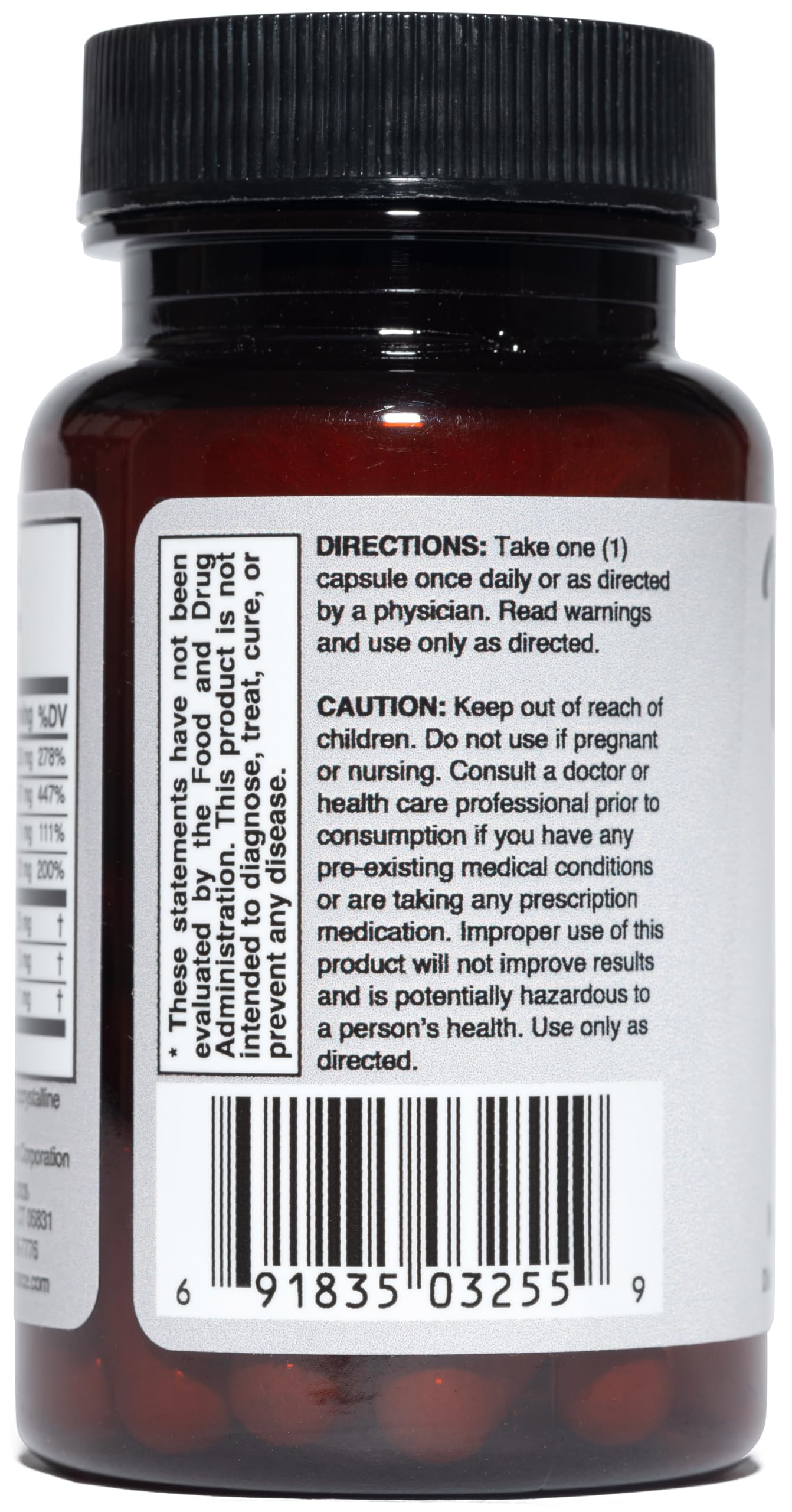 Visigard Lutein Supplement bottle with label