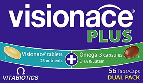 Visionace Vitamin & Mineral Supplement Tablets nutritional information