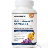 VISIOVANCE 15-in-1 Advanced Eye Formula front view of packaging