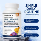 VISIOVANCE 15-in-1 Advanced Eye Formula ingredients list