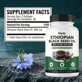 VISIOVANCE Black Seed Oil Softgels back view