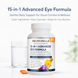 VISIOVANCE Lutein Eye Support Supplement packaging on wooden table