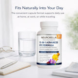 VISIOVANCE Lutein Eye Support Supplement side view showcasing labels