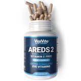 VisiVite AREDS 2 Eye Vitamins 60 capsules front view