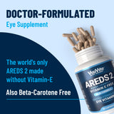 VisiVite AREDS 2 Eye Vitamins capsules in a bowl
