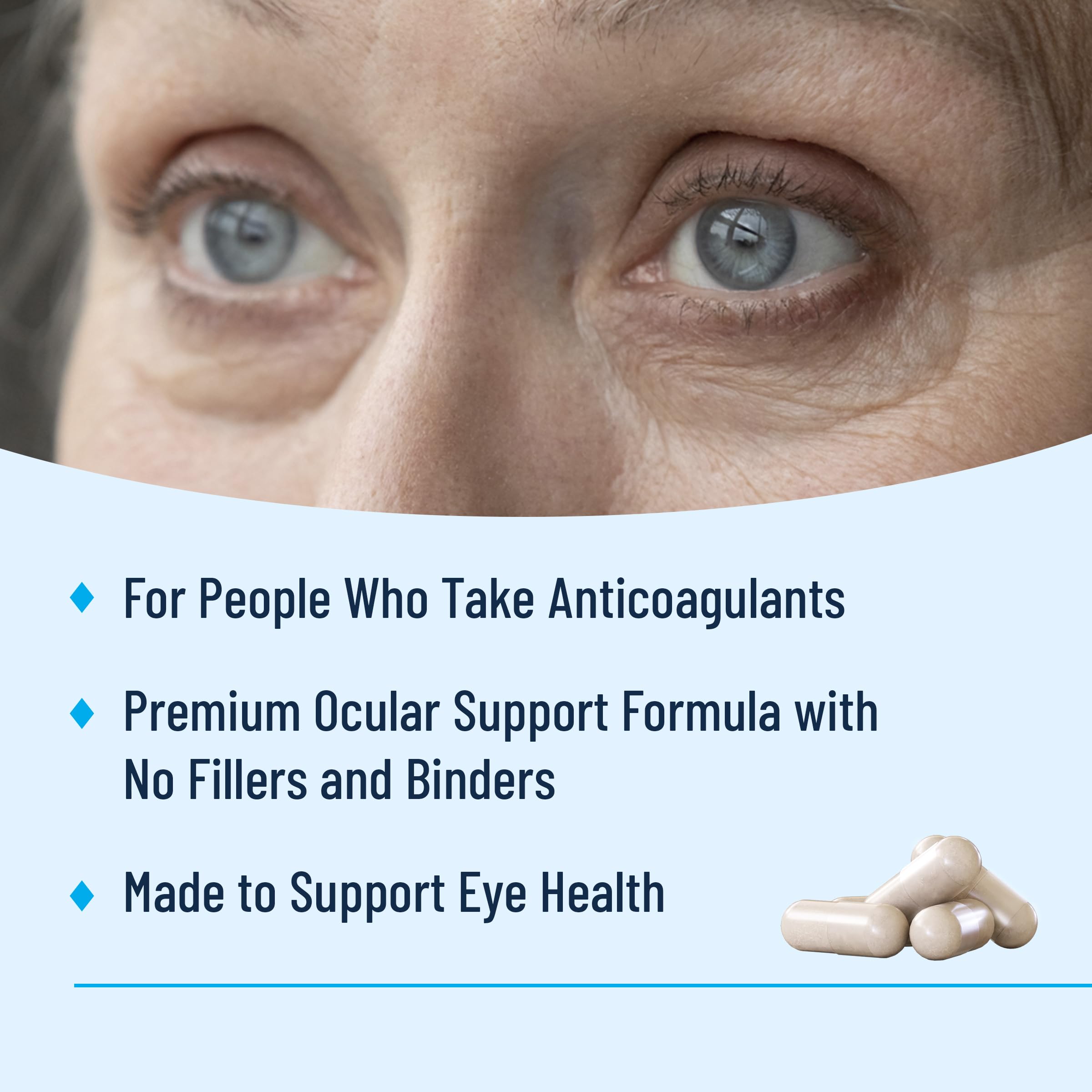 VisiVite AREDS 2 Eye Vitamins packaging and capsules
