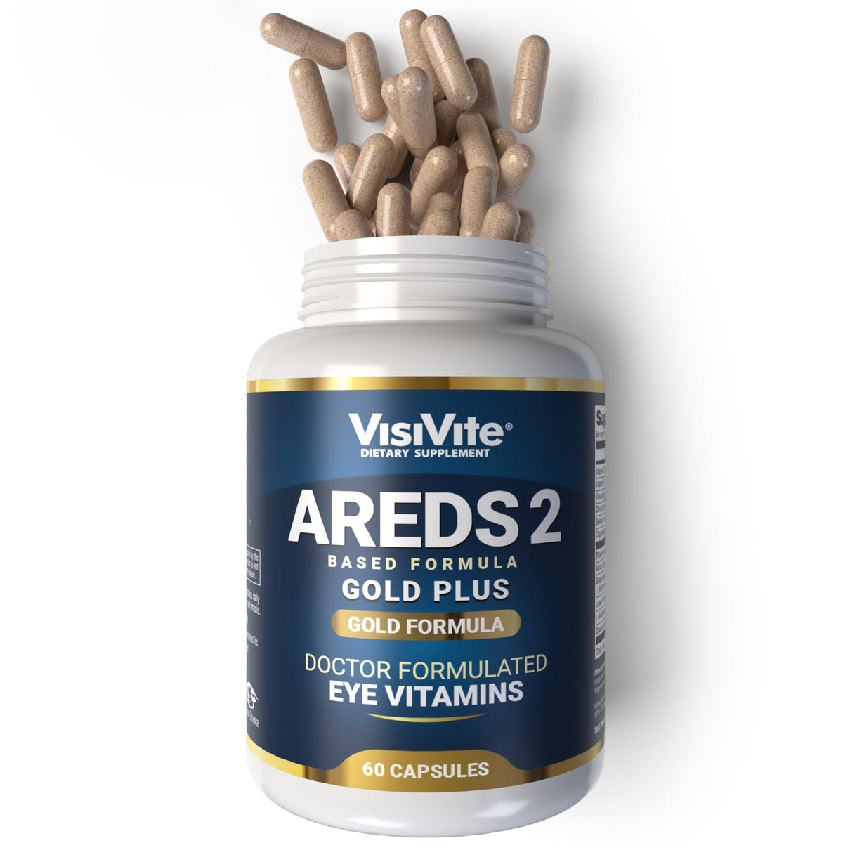 VisiVite Eye Health Supplement 60 Veggie Caps front view