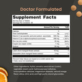 VisiVite Lutein Chewable Tablets on a wooden table