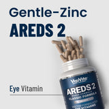 VisiVite Lutein Eye Supplement capsules on a wooden surface