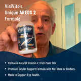 VisiVite Lutein Eye Supplement on a kitchen counter