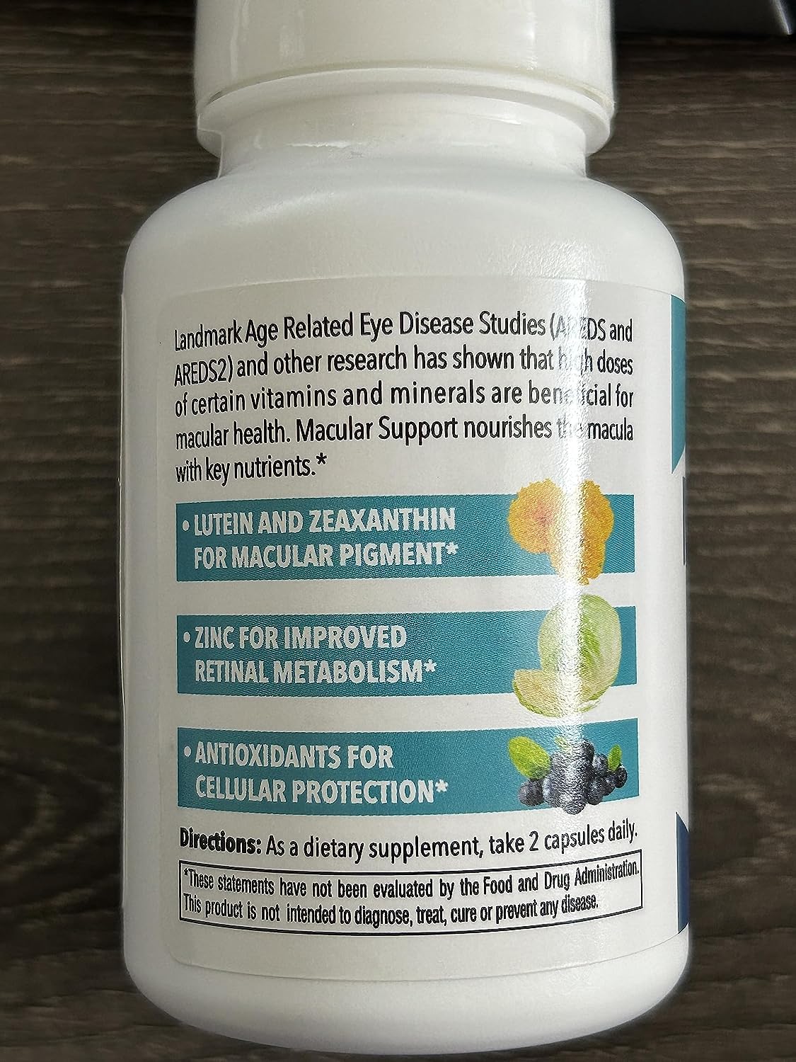 VisiVite Lutein Zeaxanthin supplement in a lifestyle setting