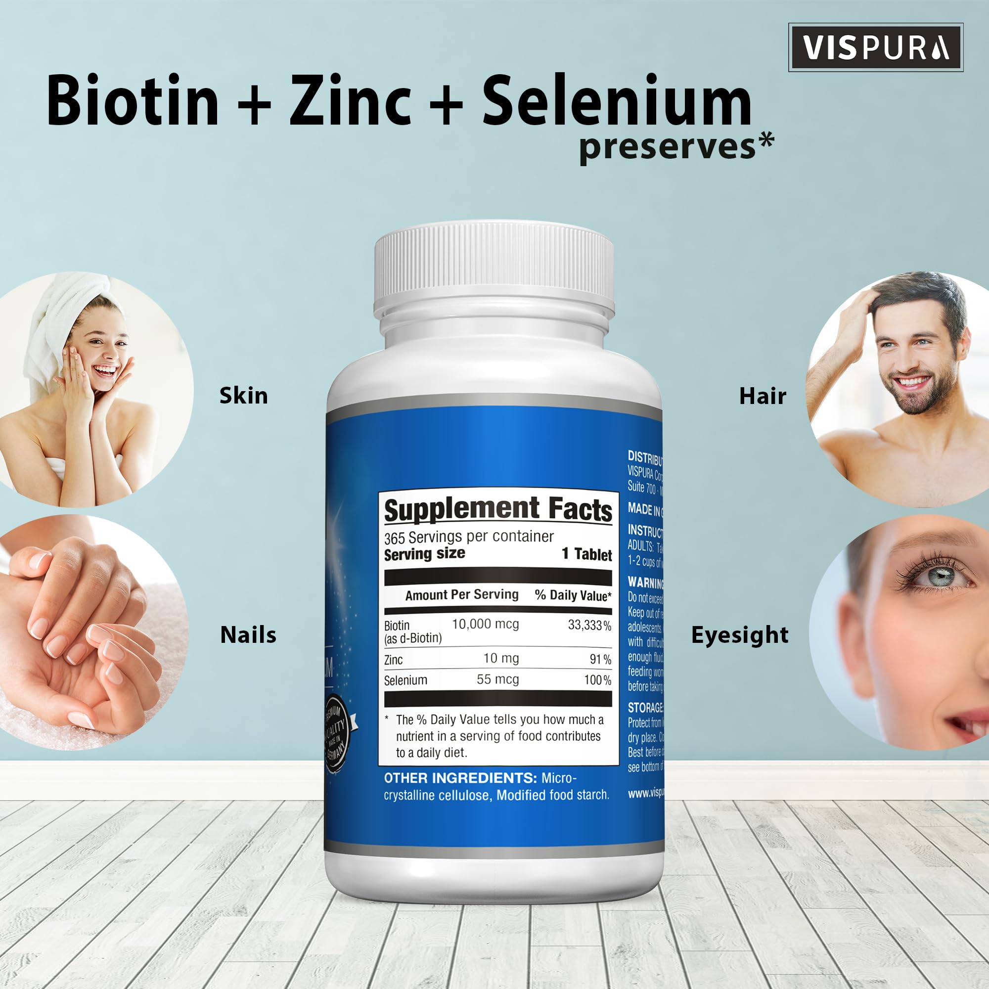 VISPURA Selenium Supplement 109g packaging