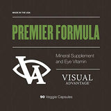Visual Advantage Lutein Eye Supplement bottle side view