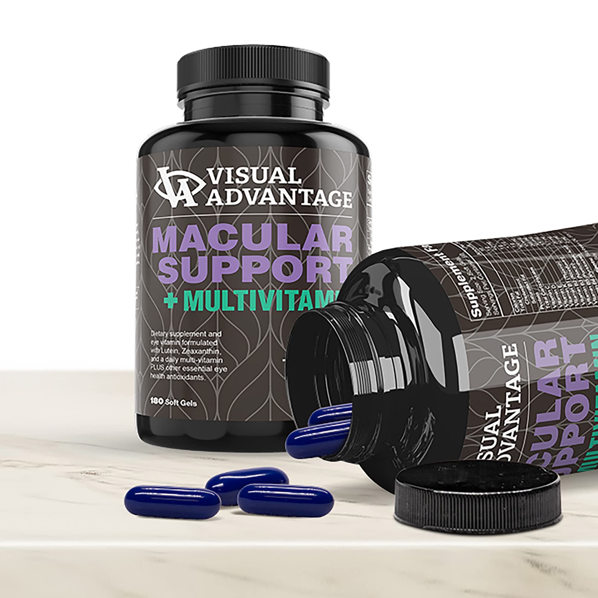 Visual Advantage Macular Support Daily Multivitamin in lifestyle setting